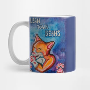 Clean Your Beans Kitty Cat Mug